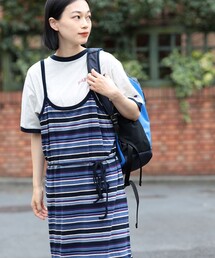 BEAMS BOY | BEAMS BOY / マルチボーダー キャミソール ワンピース23SS(ワンピース)
