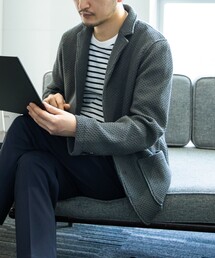 SHIPS any: 〈洗濯機可能〉TEXBRID(R) 高伸縮 ニット ジャージー ジャケット◇