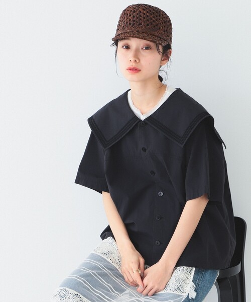 BEAMS BOY ビームスボーイ ARMY セーラー シャツ ジャケット BEAMS BOY ビームスボーイ ARMY セーラー シャツ ジャケット