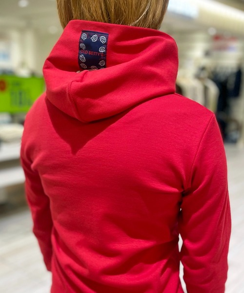 OLD BETTY'S（オールドベティーズ）の「OLD BETTYS Bare Rib Long Parka（Tシャツ/カットソー・レディース・ネイビー/レッド/イエロー・FREE）」の3枚目の写真