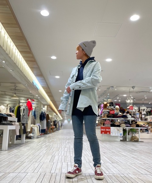OLD BETTY'S（オールドベティーズ）の「OLD BETTYS Bare Rib Long Parka（Tシャツ/カットソー・レディース・ネイビー/レッド/イエロー・FREE）」の11枚目の写真