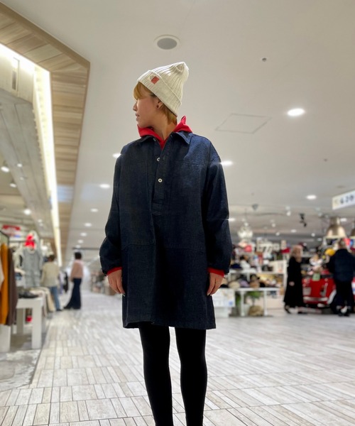 OLD BETTY'S（オールドベティーズ）の「OLD BETTYS Bare Rib Long Parka（Tシャツ/カットソー・レディース・ネイビー/レッド/イエロー・FREE）」の9枚目の写真