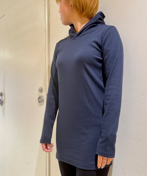 OLD BETTY'S（オールドベティーズ）の「OLD BETTYS Bare Rib Long Parka（Tシャツ/カットソー・レディース・ネイビー/レッド/イエロー・FREE）」の10枚目の写真