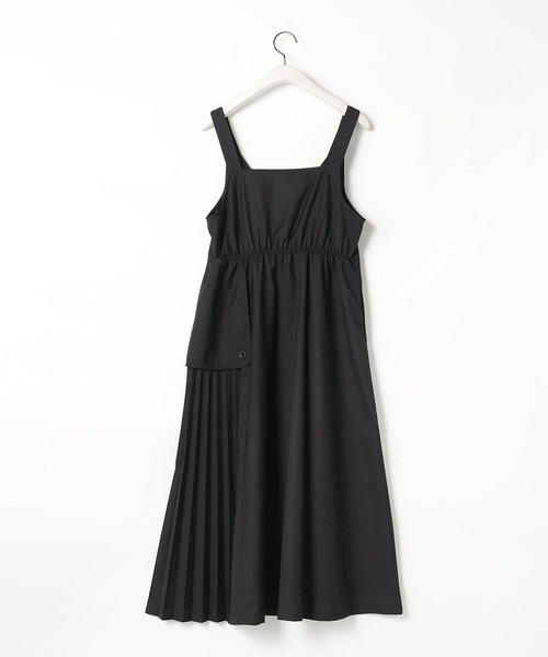 179/WG（イチナナキュウダブルジー）の「アシメプリーツジャンパースカート（ジャンパースカート・レディース・オフホワイト/ブルー/ブラック・MEDIUM）」の20枚目の写真