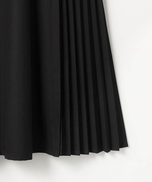 179/WG（イチナナキュウダブルジー）の「アシメプリーツジャンパースカート（ジャンパースカート・レディース・オフホワイト/ブルー/ブラック・MEDIUM）」の5枚目の写真