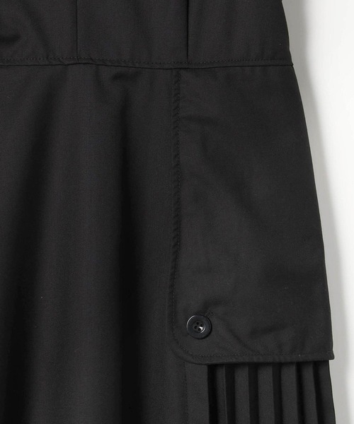 179/WG（イチナナキュウダブルジー）の「アシメプリーツジャンパースカート（ジャンパースカート・レディース・オフホワイト/ブルー/ブラック・MEDIUM）」の7枚目の写真