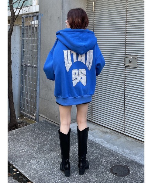ENVYM(アンビー)の「UTAH PK(パーカー・レディース・ホワイト/ブラック/パープル/ブルー・FREE)」の16枚目の写真