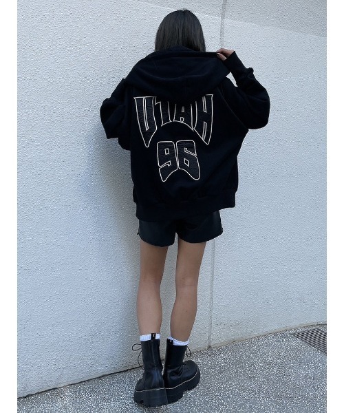 ENVYM(アンビー)の「UTAH PK(パーカー・レディース・ホワイト/ブラック/パープル/ブルー・FREE)」の17枚目の写真