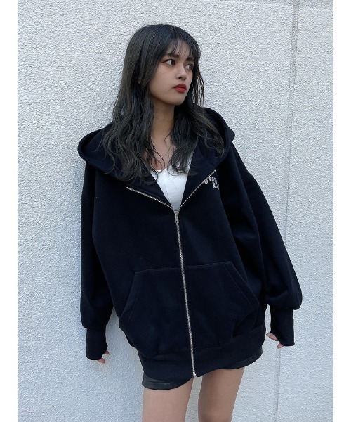 ENVYM(アンビー)の「UTAH PK(パーカー・レディース・ホワイト/ブラック/パープル/ブルー・FREE)」の22枚目の写真