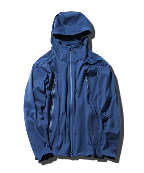 TYGHUS（タイガス）の「TYGHUS(タイガス)DZフーディーソフトシェルジャケット（パーカー・メンズ・ネイビー/ブラック・MEDIUM/LARGE/X-LARGE）」の9枚目の写真