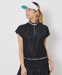 【Regina掲載】【セットアップ対応】【UV】メッシュコンビリブモック半袖プルオーバー