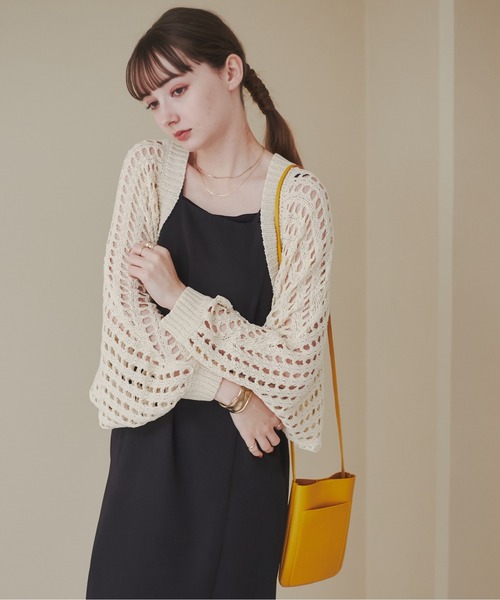 ANGIE(アンジー)の「スクエアミニショルダーバッグ(ショルダーバッグ・レディース・イエロー/ブラック/グレー/ベージュ・FREE)」の19枚目の写真