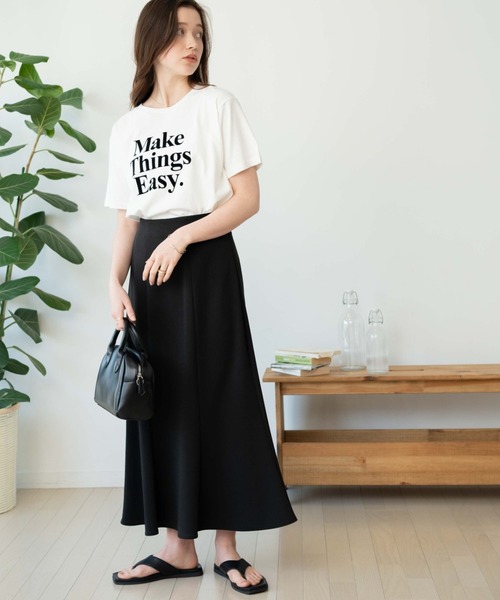 WEGO（ウィゴー）の「WEGO/グラフィックTシャツ（Tシャツ/カットソー・レディース・ホワイト/イエロー/ホワイト系その他/サックスブルー・FREE）」の13枚目の写真