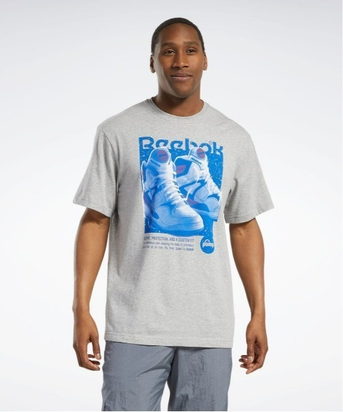 reebok 90s pump tシャツ ビンテージ　L Vintage Reebok Pump Tennis T-shirt – For All To Envy