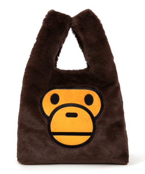 A BATHING APE（エイプ）BABY MILO/BY FPAR TOTE トートバッグ A BATHING APE（アベイシングエイプ）の「BABY MILO FUR TOTE