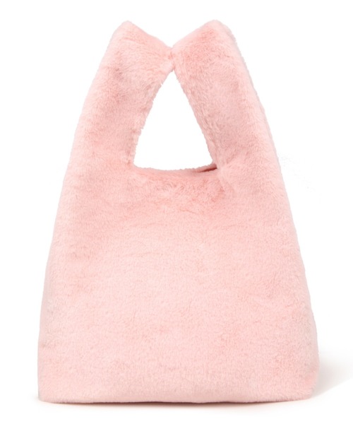 エイプ　BABY MILO FUR TOTE BAG BAPE Baby Milo Fur Tote Bag Pink - SS23 - US