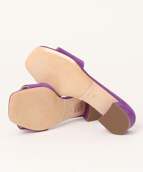 FABIO RUSCONI（ファビオルスコーニ）の「【FABIO RUSCONI】アシンメトリーオーナメントサンダル(F32205)（サンダル・レディース・パープル/オレンジ・36/37/38/35）」の4枚目の写真