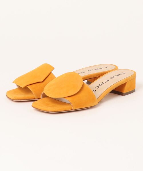 FABIO RUSCONI（ファビオルスコーニ）の「【FABIO RUSCONI】アシンメトリーオーナメントサンダル(F32205)（サンダル・レディース・パープル/オレンジ・36/37/38/35）」の5枚目の写真