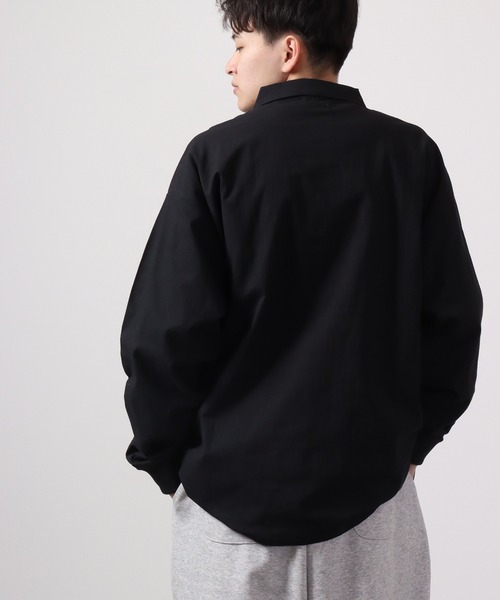 a lit r(ア リトル)の「a lit r 長袖プルオーバーリブシャツ(シャツ/ブラウス・メンズ・ブラック/カーキ・M/L)」の14枚目の写真