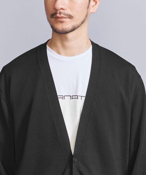 BEAUTY&YOUTH UNITED ARROWS(ビューティーアンドユースユナイテッドアローズ)の「【WEB限定 WARDROBE SMART】KOUKIN リネンミックス 1B カーディガン(カーディガン/ボレロ・メンズ・ダークグレー/ベージュ/ブラック・S/M/L/XL)」の7枚目の写真