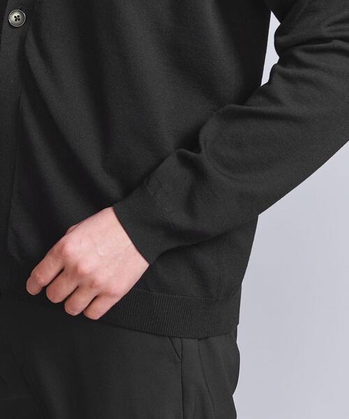 BEAUTY&YOUTH UNITED ARROWS(ビューティーアンドユースユナイテッドアローズ)の「【WEB限定 WARDROBE SMART】KOUKIN リネンミックス 1B カーディガン(カーディガン/ボレロ・メンズ・ダークグレー/ベージュ/ブラック・S/M/L/XL)」の8枚目の写真