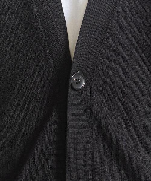 BEAUTY&YOUTH UNITED ARROWS(ビューティーアンドユースユナイテッドアローズ)の「【WEB限定 WARDROBE SMART】KOUKIN リネンミックス 1B カーディガン(カーディガン/ボレロ・メンズ・ダークグレー/ベージュ/ブラック・S/M/L/XL)」の9枚目の写真
