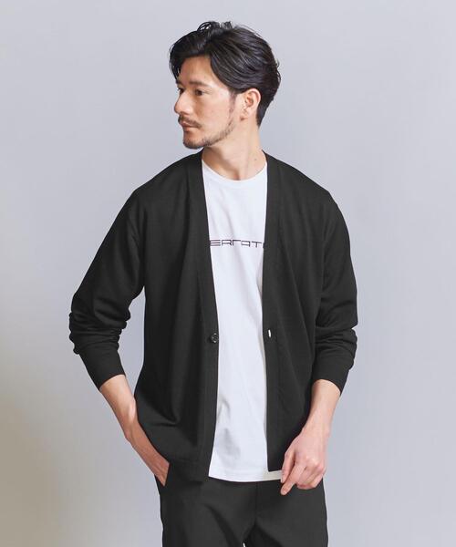 BEAUTY&YOUTH UNITED ARROWS(ビューティーアンドユースユナイテッドアローズ)の「【WEB限定 WARDROBE SMART】KOUKIN リネンミックス 1B カーディガン(カーディガン/ボレロ・メンズ・ダークグレー/ベージュ/ブラック・S/M/L/XL)」の10枚目の写真