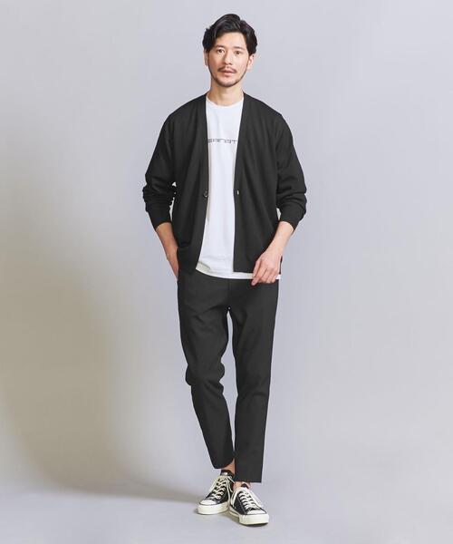BEAUTY&YOUTH UNITED ARROWS(ビューティーアンドユースユナイテッドアローズ)の「【WEB限定 WARDROBE SMART】KOUKIN リネンミックス 1B カーディガン(カーディガン/ボレロ・メンズ・ダークグレー/ベージュ/ブラック・S/M/L/XL)」の13枚目の写真