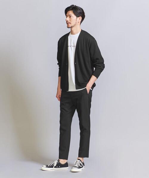 BEAUTY&YOUTH UNITED ARROWS(ビューティーアンドユースユナイテッドアローズ)の「【WEB限定 WARDROBE SMART】KOUKIN リネンミックス 1B カーディガン(カーディガン/ボレロ・メンズ・ダークグレー/ベージュ/ブラック・S/M/L/XL)」の14枚目の写真