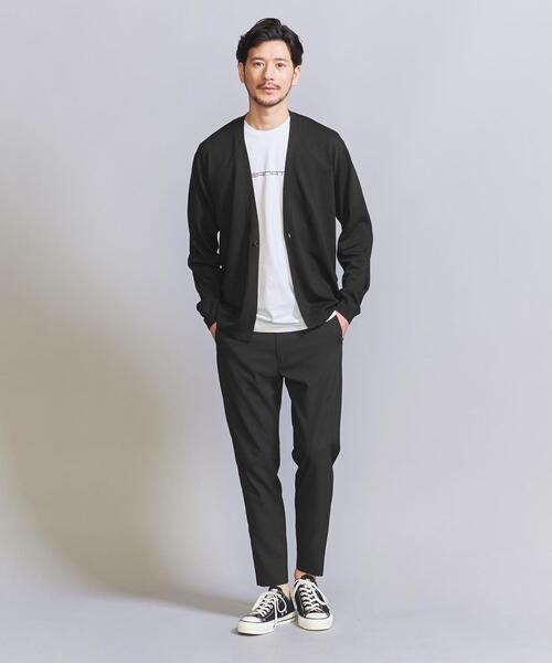 BEAUTY&YOUTH UNITED ARROWS(ビューティーアンドユースユナイテッドアローズ)の「【WEB限定 WARDROBE SMART】KOUKIN リネンミックス 1B カーディガン(カーディガン/ボレロ・メンズ・ダークグレー/ベージュ/ブラック・S/M/L/XL)」の15枚目の写真