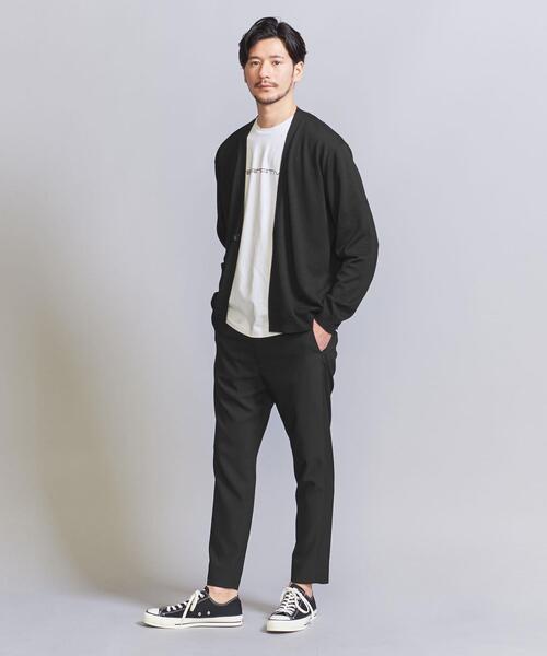 BEAUTY&YOUTH UNITED ARROWS(ビューティーアンドユースユナイテッドアローズ)の「【WEB限定 WARDROBE SMART】KOUKIN リネンミックス 1B カーディガン(カーディガン/ボレロ・メンズ・ダークグレー/ベージュ/ブラック・S/M/L/XL)」の16枚目の写真