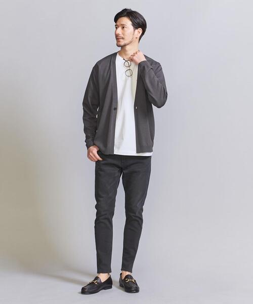 BEAUTY&YOUTH UNITED ARROWS(ビューティーアンドユースユナイテッドアローズ)の「【WEB限定 WARDROBE SMART】KOUKIN リネンミックス 1B カーディガン(カーディガン/ボレロ・メンズ・ダークグレー/ベージュ/ブラック・S/M/L/XL)」の22枚目の写真