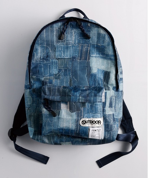 FDMTL OUTDOOR バックパック　襤褸 アウトドアプロダクツ」×「ファンダメンタル」 襤褸（ぼろ）生地