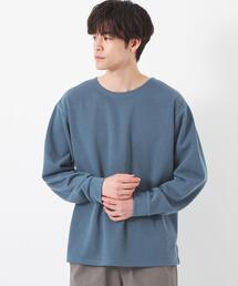 green label relaxing | T/LI アゼ ノーカラー ロングスリーブ カットソー(Tシャツ/カットソー)