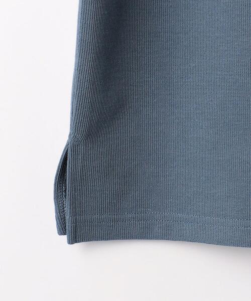 green label relaxing（グリーンレーベルリラクシング）の「T/LI アゼ ノーカラー ロングスリーブ カットソー（Tシャツ/カットソー・メンズ・ライトグレー/ライトブルー/ライトピンク・S/M/L/XL）」の7枚目の写真