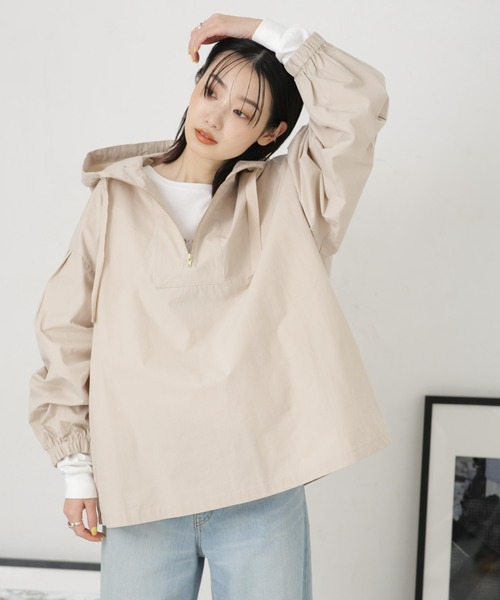 LB.04/アノラックフードブルゾン