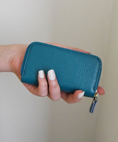 styiro(スタイロ)の「選べる10カラー/牛床革スマートキーケース(キーケース/キーアクセサリー・レディース・ブラック/ターコイズブルー/イエロー/オレンジ/グリーン/ローズ/ブラウン/レッド/コーラルピンク/キャメル・FREE)」の4枚目の写真