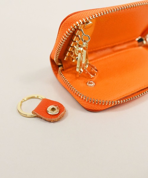 styiro(スタイロ)の「選べる10カラー/牛床革スマートキーケース(キーケース/キーアクセサリー・レディース・ブラック/ターコイズブルー/イエロー/オレンジ/グリーン/ローズ/ブラウン/レッド/コーラルピンク/キャメル・FREE)」の18枚目の写真