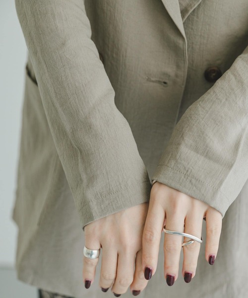 ITEMS URBANRESEARCH(アイテムズ アーバンリサーチ)の「リネンライクジャケット(テーラードジャケット・レディース・モカ/ブラウン・FREE)」の19枚目の写真