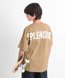 【接触冷感】バックロゴプリント半袖Tシャツ