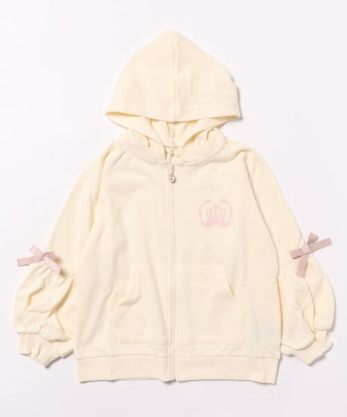 axes femme(アクシーズファム)の「袖デザインUVカットパーカー(パーカー・キッズ・ネイビー/キナリ・XX-LARGE/X-LARGE/LARGE/MEDIUM)」の5枚目の写真