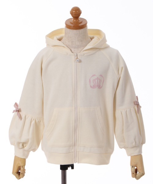 axes femme(アクシーズファム)の「袖デザインUVカットパーカー(パーカー・キッズ・ネイビー/キナリ・XX-LARGE/X-LARGE/LARGE/MEDIUM)」の6枚目の写真