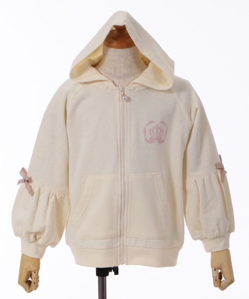 axes femme(アクシーズファム)の「袖デザインUVカットパーカー(パーカー・キッズ・ネイビー/キナリ・XX-LARGE/X-LARGE/LARGE/MEDIUM)」の11枚目の写真