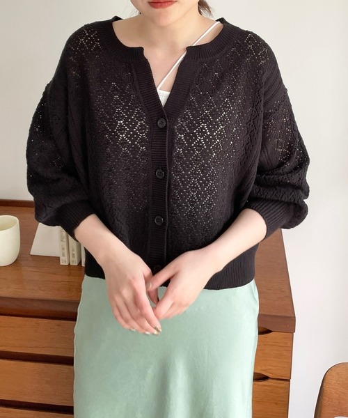 tomomo ページ LOWRYS FARM（ローリーズファーム）の「2WAYスカシカーデ