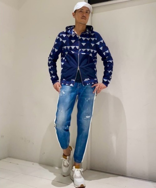 P.M.D.S.(ピー エム ディー エス)の「P.M.D.S./ピー エム ディー エス/INVISIBLE FLEECE GEO/525SW(パーカー・メンズ・ネイビー/その他18/ピンク・L/XL/M)」の10枚目の写真