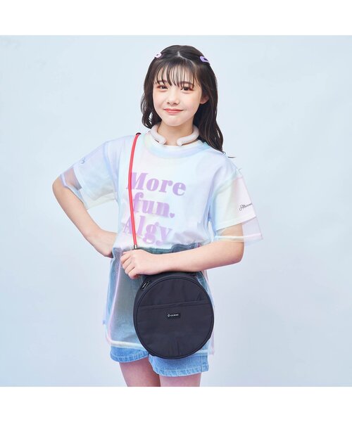 Ampersand（アンパサンド）の「ICE RING POUCH（ポーチ・キッズ・ブラック/ベビーピンク/オフホワイト/ブルー/レインボー・FREE）」の6枚目の写真