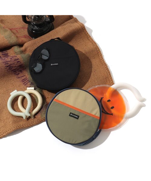 Ampersand（アンパサンド）の「ICE RING POUCH（ポーチ・キッズ・ブラック/ベビーピンク/オフホワイト/ブルー/レインボー・FREE）」の9枚目の写真