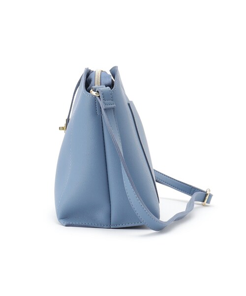 SHOO・LA・RUE（シューラルー）の「◆飾りフラップベルトショルダーバッグ（ショルダーバッグ・レディース・アイボリー/ブルー/グレー・00）」の6枚目の写真