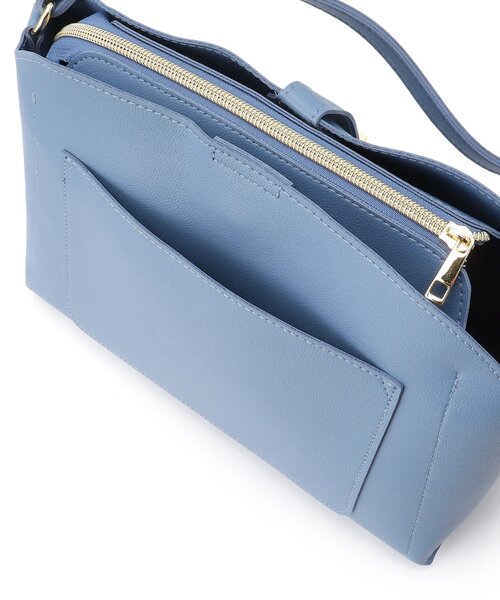 SHOO・LA・RUE（シューラルー）の「◆飾りフラップベルトショルダーバッグ（ショルダーバッグ・レディース・アイボリー/ブルー/グレー・00）」の14枚目の写真