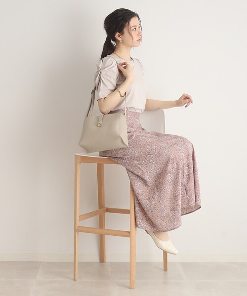 SHOO・LA・RUE（シューラルー）の「◆飾りフラップベルトショルダーバッグ（ショルダーバッグ・レディース・アイボリー/ブルー/グレー・00）」の18枚目の写真